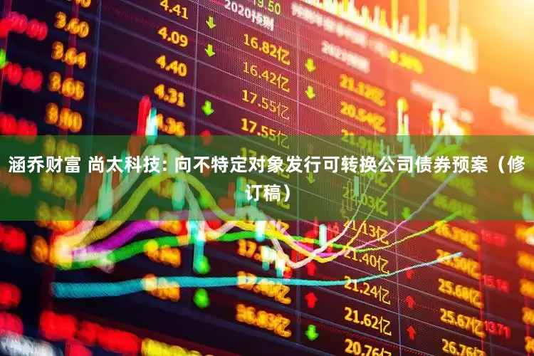 涵乔财富 尚太科技: 向不特定对象发行可转换公司债券预案（修订稿）