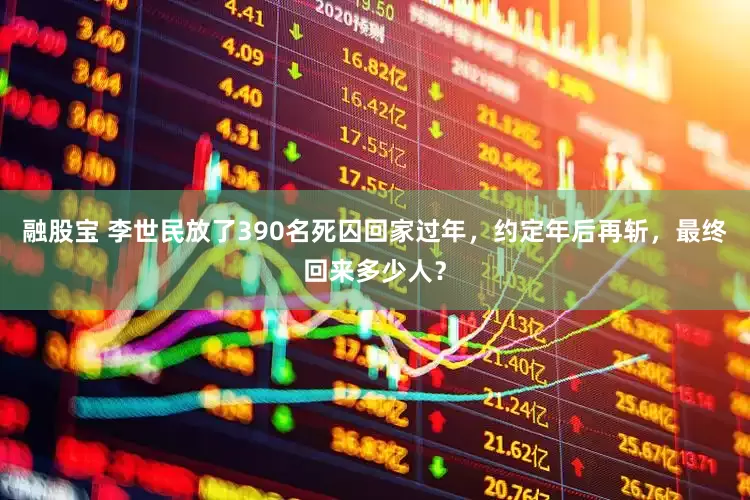 融股宝 李世民放了390名死囚回家过年，约定年后再斩，最终回来多少人？